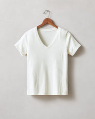 Women's Classic Cotton V-Neck Tee - Turtledove