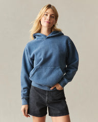 Unisex American Vintage Pullover - Stone Wash Marine Navy
