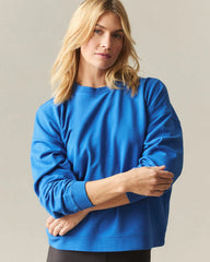Women's Modal Fleece Crew - Turkish Sea