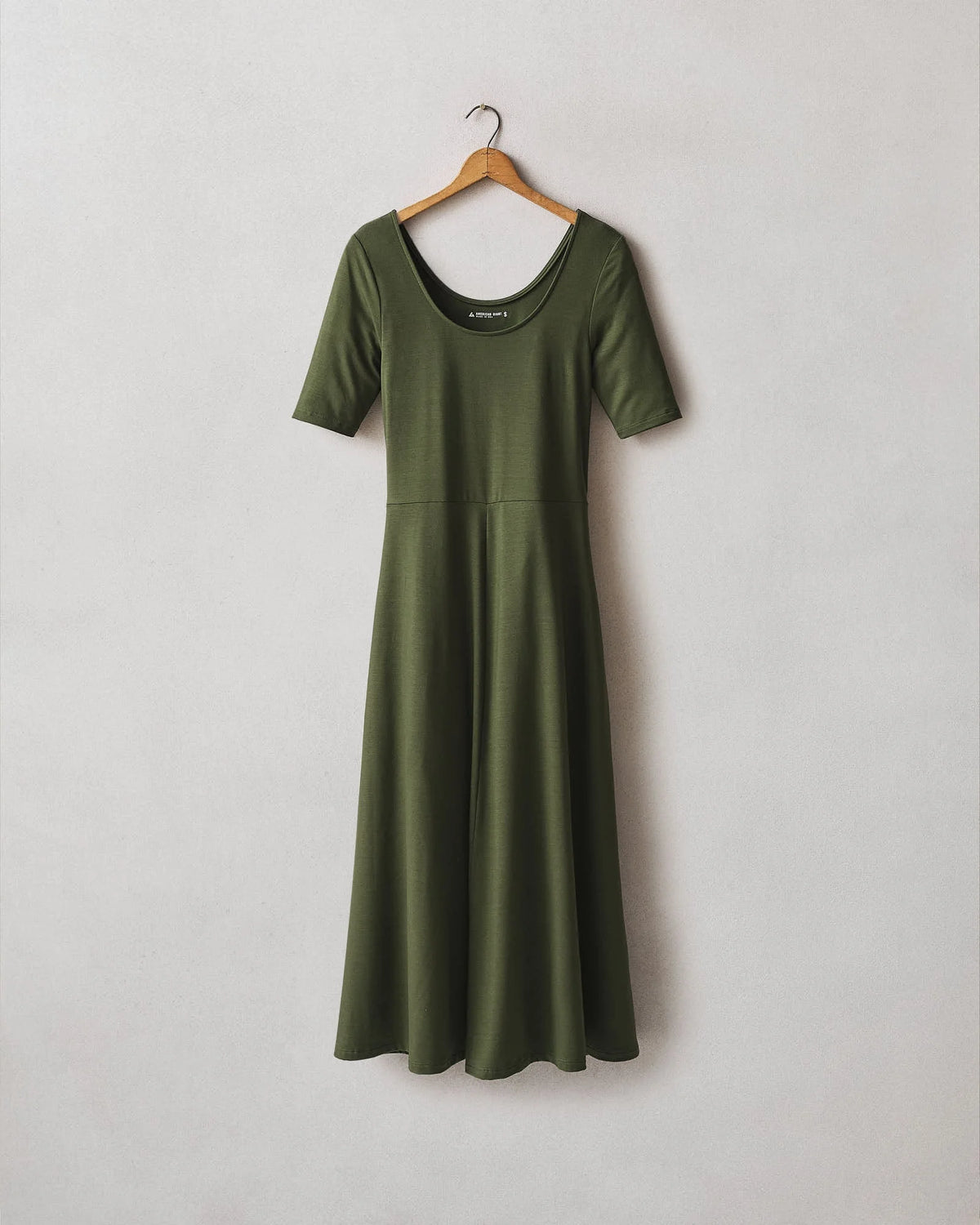 Women's Short Sleeve Flex Dress - Rifle Green