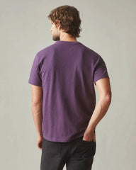 Men's Premium Slub Crew Tee - Hortensia