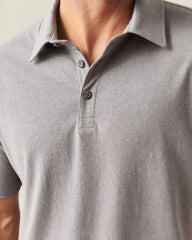Men's Hemp Polo - Steel Grey