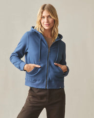 Women's Relaxed Classic Full Zip - Marine Navy