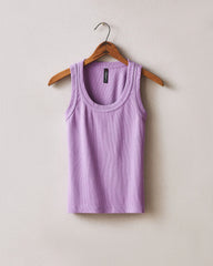 Women's Rib Tank - English Lavender