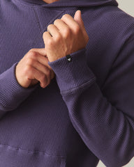Men's Summit Waffle Pullover - Purple Velvet