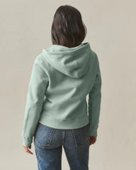 Women's Relaxed Classic Full Zip - Green Milieu