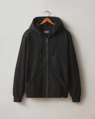 Men's Relaxed Classic Full Zip - Black