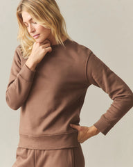 Women's Midweight Crewneck - Soft Silt