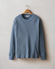 Men's Thermal Long Sleeve Crew Tee - Bluefin