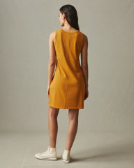 Women's Muscle Tee Dress - Inca Gold