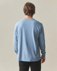 Men's Premium Slub Crew Tee Long Sleeve - Infinity