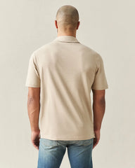 Men's Hemp Polo - Plaza Taupe