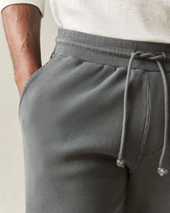 Men's Thermal Shorts - Grey Pinstripe