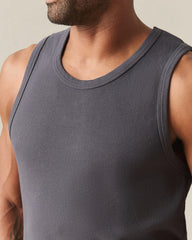 Men's Rib Tank - Metropolitan Grey
