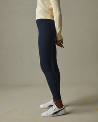 Ponte Slim Pant High Rise - Heritage Navy
