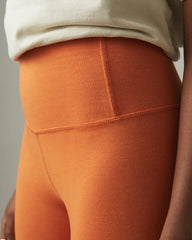 Women's Cotton Stretch Legging - Henna