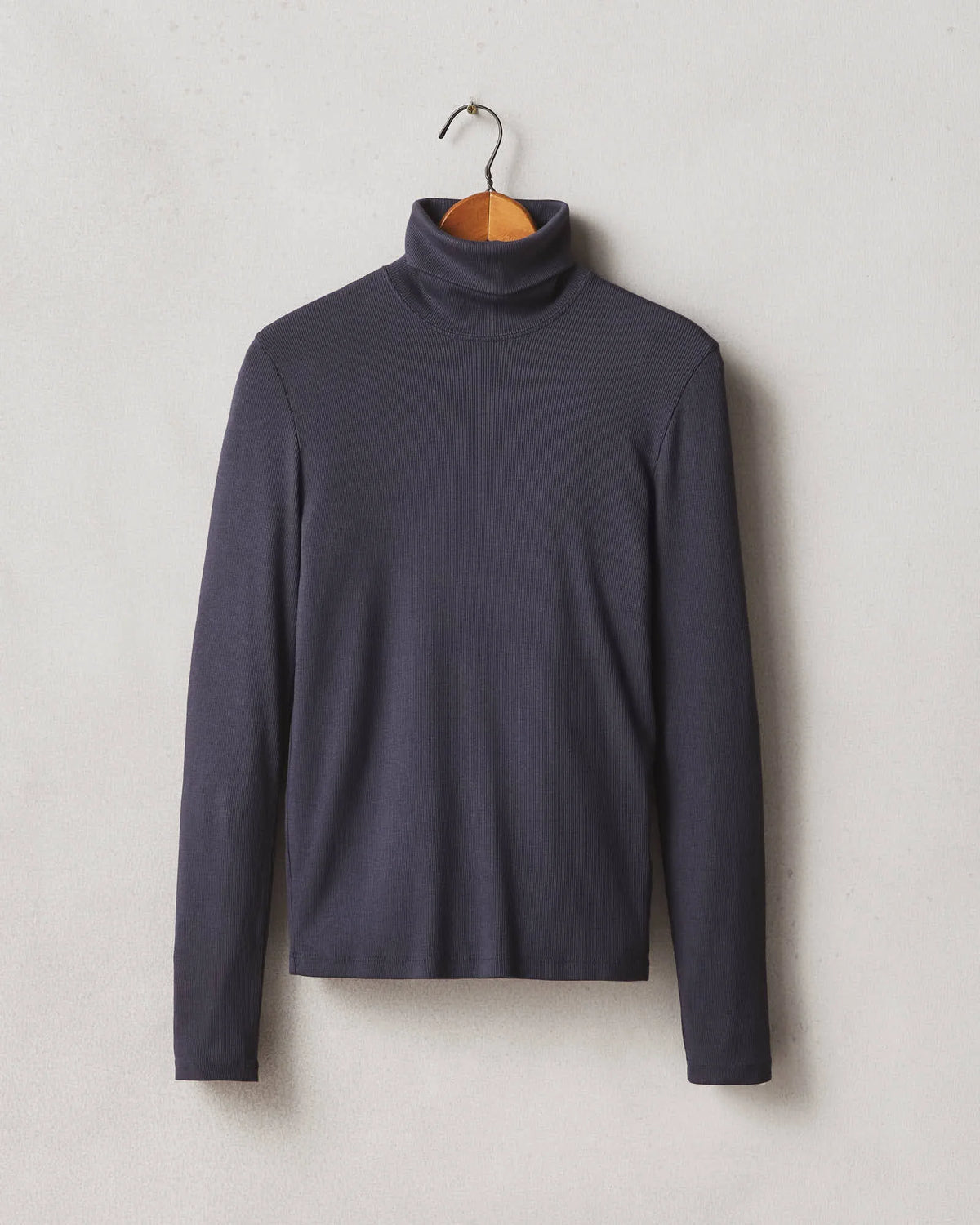 Women's Rib Turtleneck - Inkwell