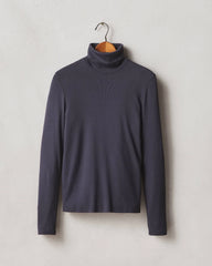 Women's Rib Turtleneck - Inkwell
