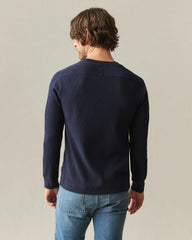 Men's Thermal Long Sleeve Crew Tee - True Navy