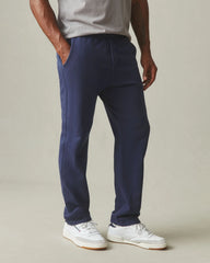 Men's French Terry Straight Pant - True Navy