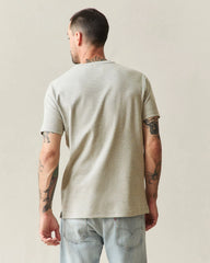 Men's Brushed Crew Tee - Sand Shell Heather