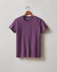 Women's Premium Slub Crew Tee - Deep Purple