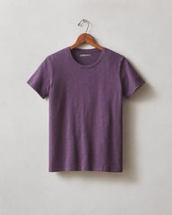 Women's Premium Slub Crew Tee - Hortensia