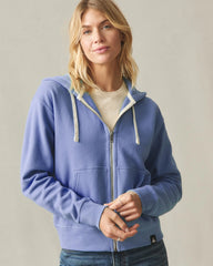 Women's Midweight Full Zip - Deep Periwinkle