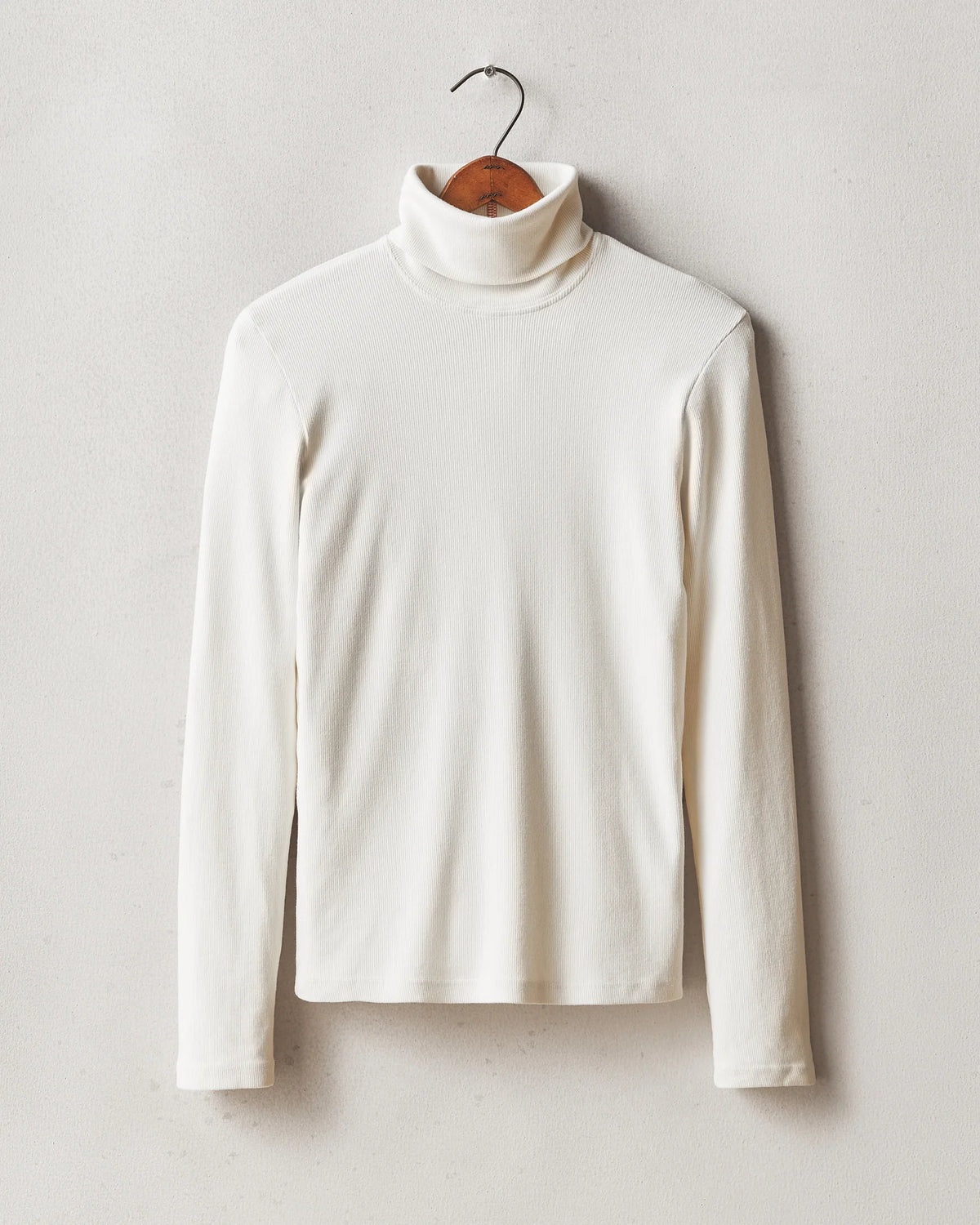 Women's Rib Turtleneck - Egret