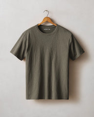 Men's Premium Slub Crew Tee - Dove Grey
