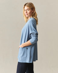 Women's French Terry Cardigan  - Infinity
