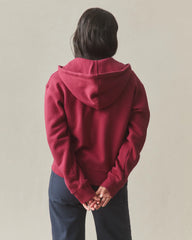 Women's Midweight Full Zip - Pomegranate