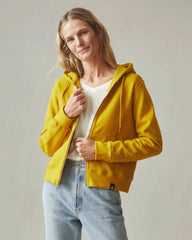 Women's Relaxed Classic Full Zip - Golden Palm