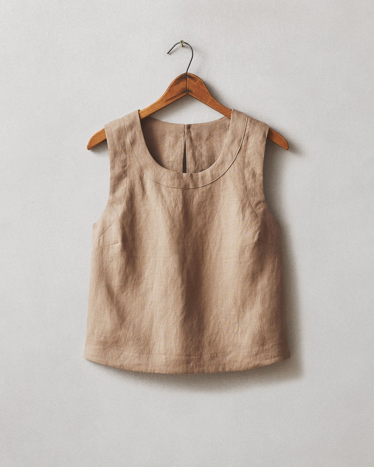 Women's Linen Tank - Pine Bark
