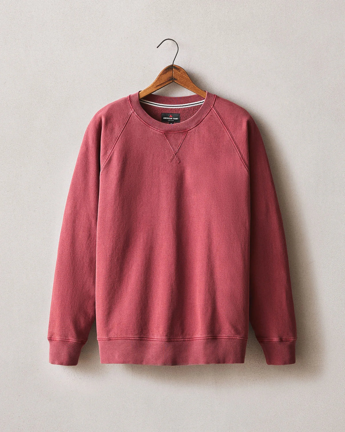 Men's Relaxed French Terry Crew - Syrah