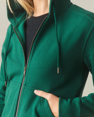 Women's Relaxed Classic Full Zip - Botanical Garden