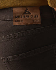 Men's Roughneck Pant Straight - Chocolate Brown