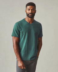 Men's Premium Slub V-Neck Tee - Jasper