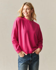 Women's Modal Fleece Crew - Love Potion