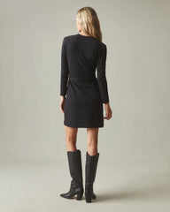 Women's Wrap Dress - Black