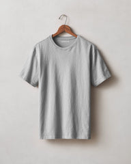 Men's Premium Slub Crew Tee - Sharkskin