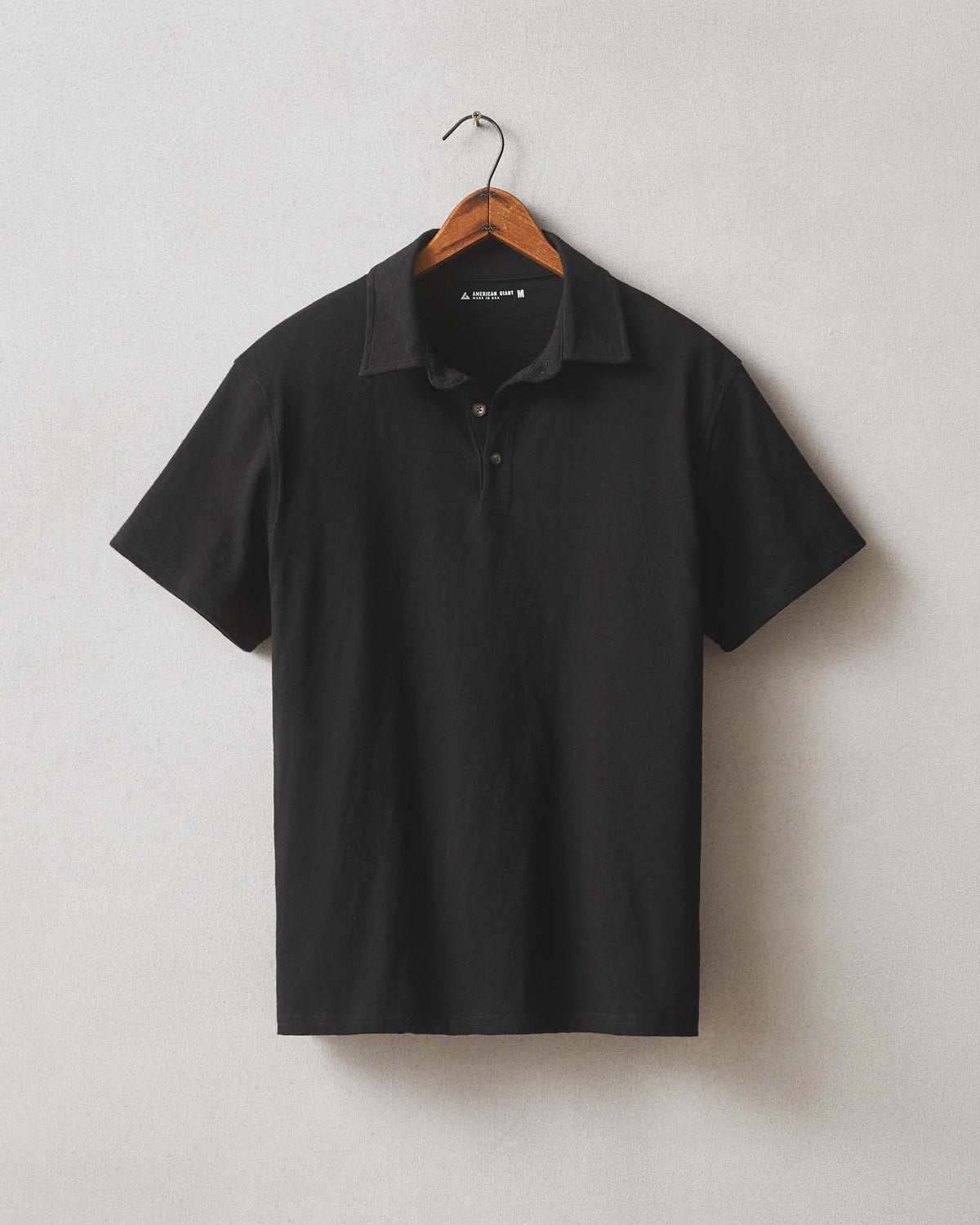 Men's Premium Slub Polo - Black