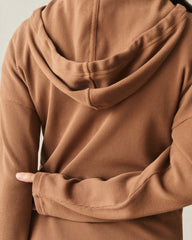 Women's Thermal Hoodie - Toffee