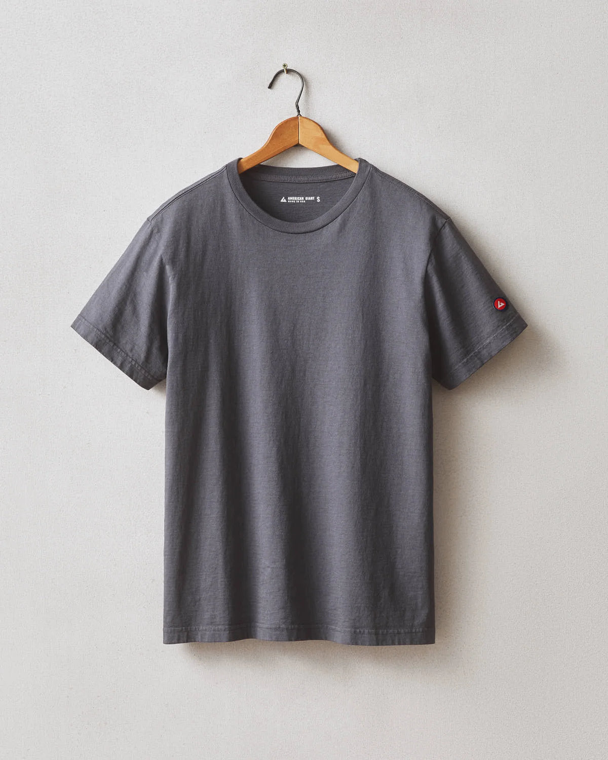 Men's Vintage Crew Tee - Washed Metropolitan Grey