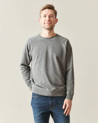 Men's Relaxed French Terry Crew - Poppyseed