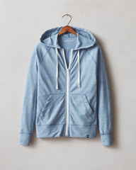 Women's Lightweight Full Zip - Blue Jay Heather