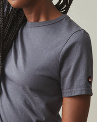 Women's Vintage Crew Tee - Washed Metropolitan Grey