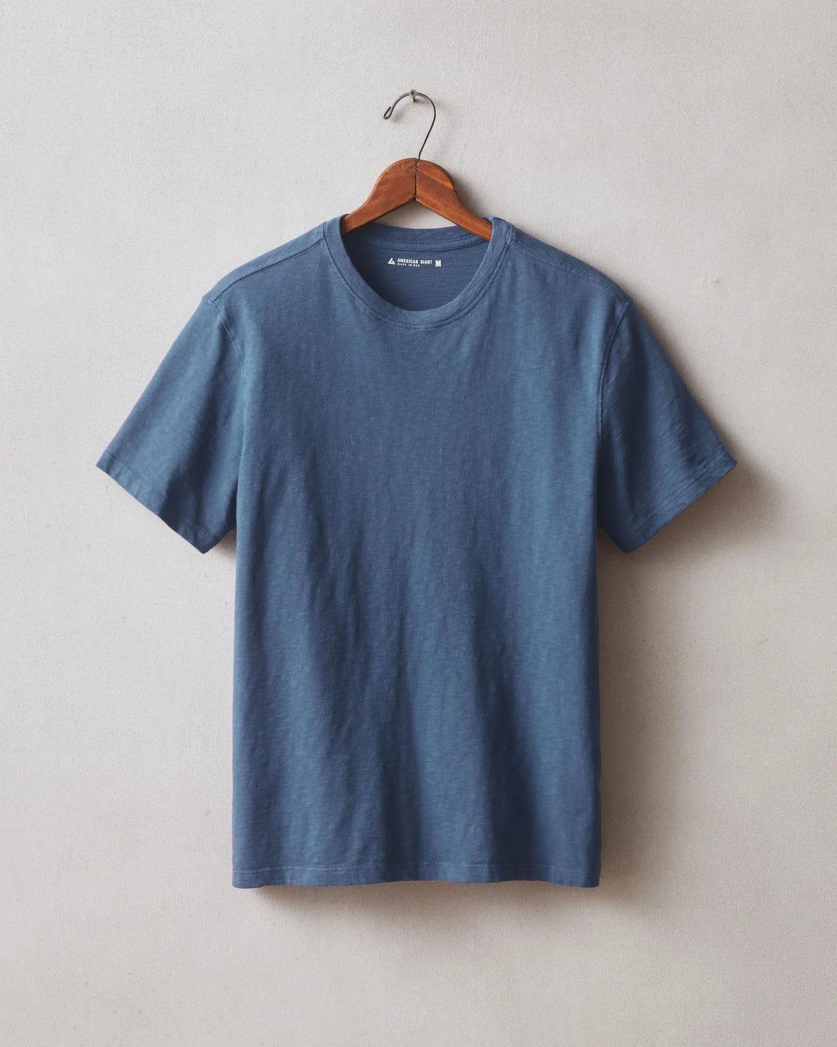 Men's Premium Slub Crew Tee - Cadet Blue
