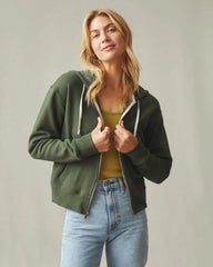 Women's Midweight Full Zip - Loden