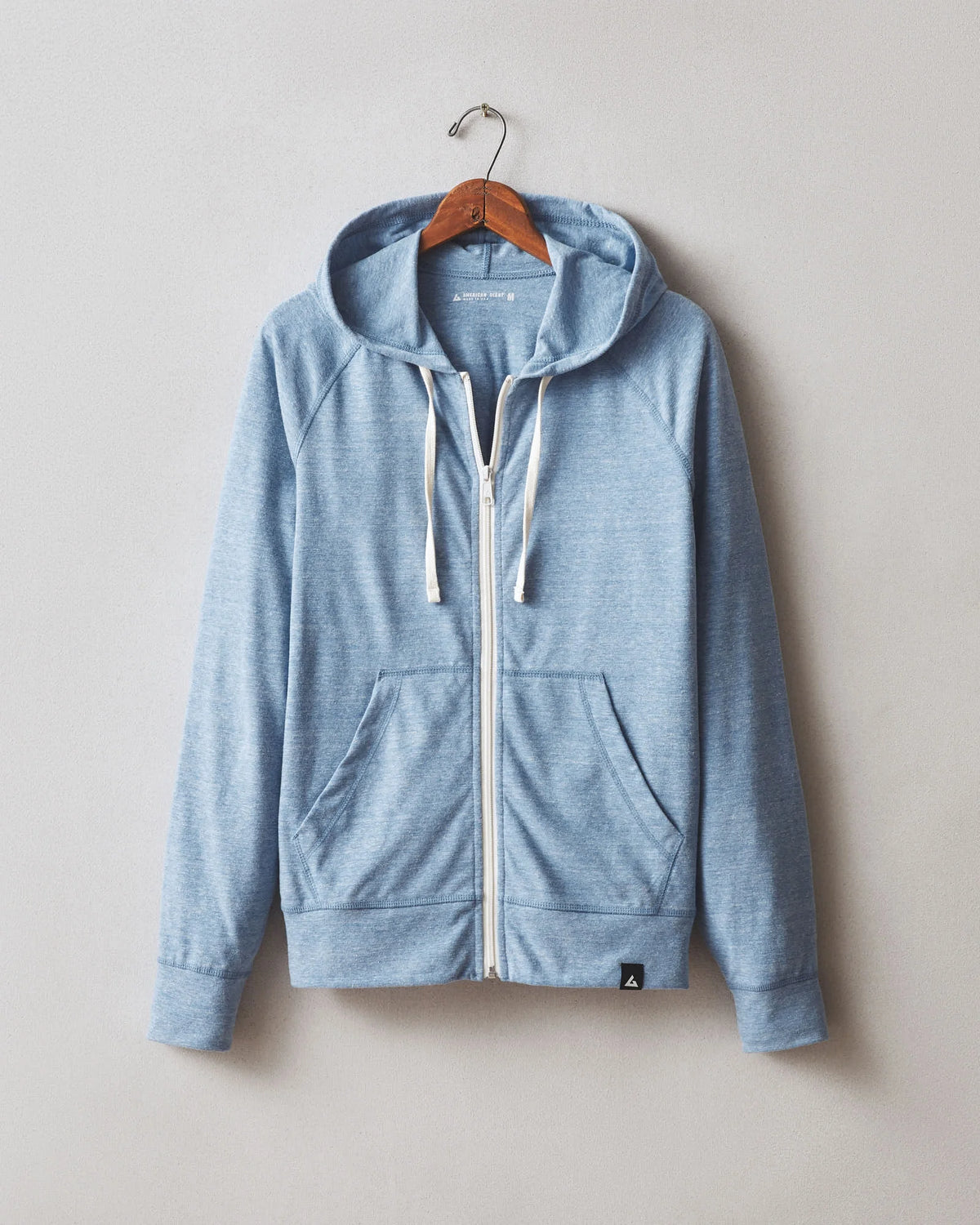 Men's Lightweight Full Zip - Blue Jay Heather
